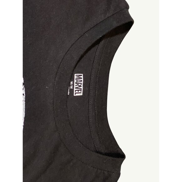 Marvel Mens Punisher Logo Black Graphic T-Shirt M - Picture 4 of 7